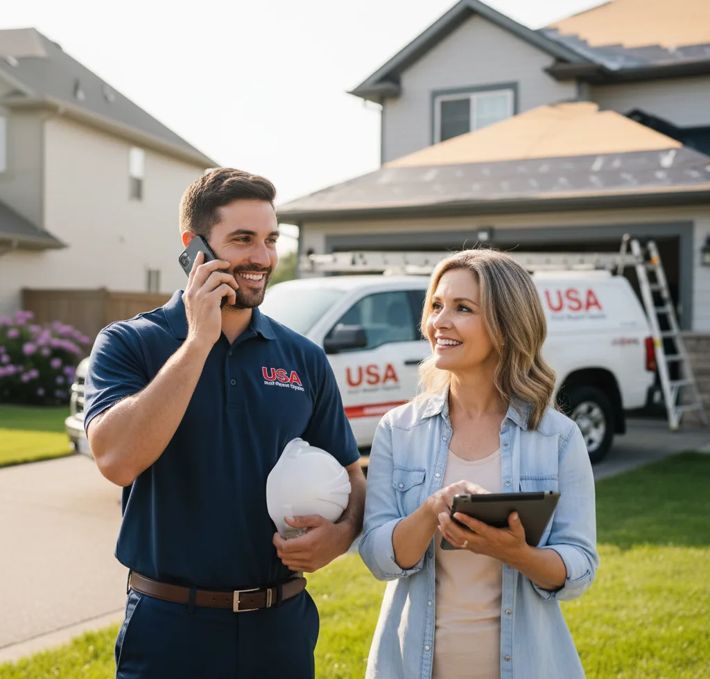 USA Roof Repair Experts customer support in Mogadore